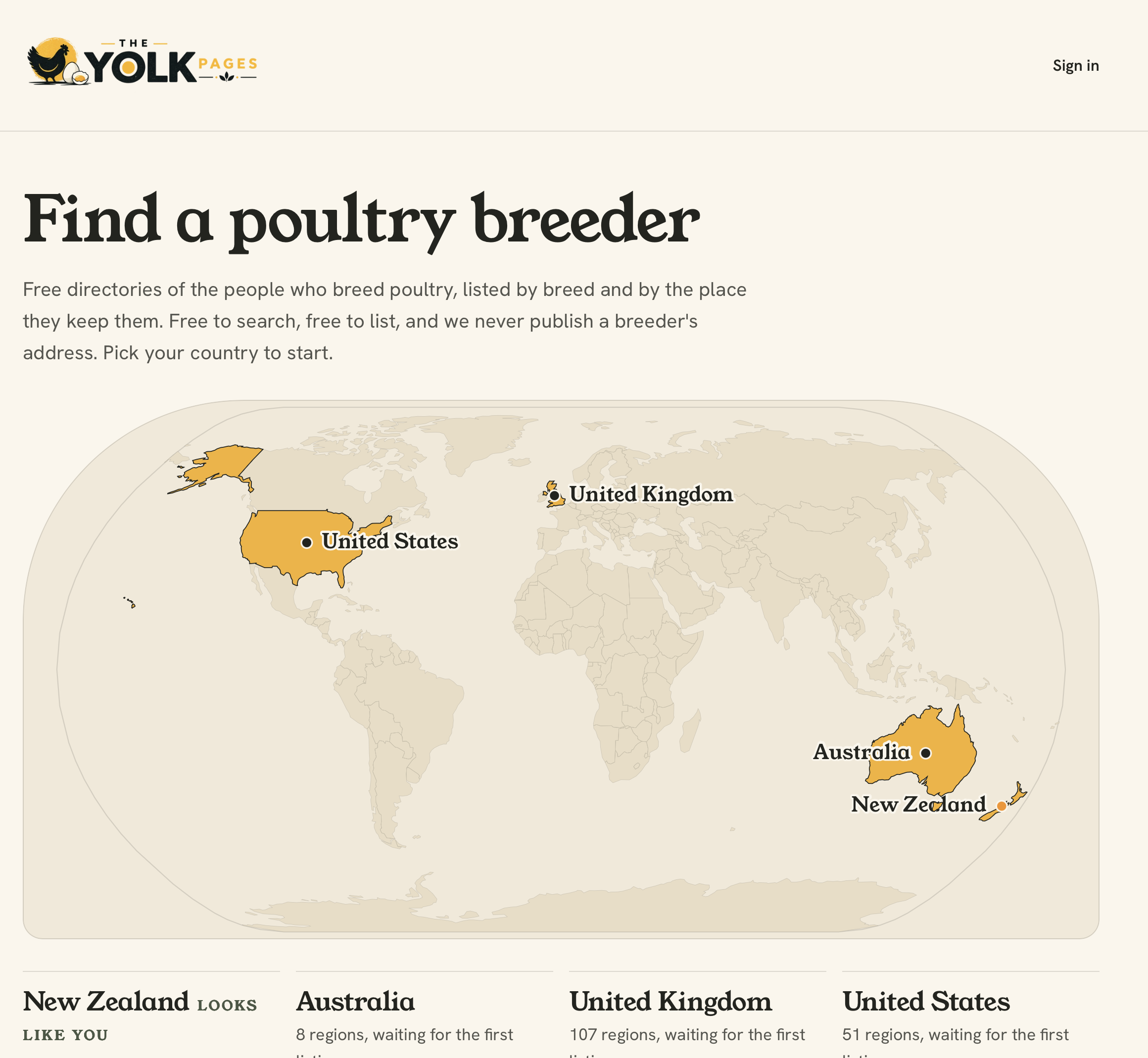 The Yolk Pages screenshot 1